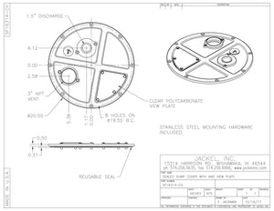 Jackel Sump Cover (Model: SF16314-CV)