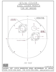 JACKEL Steel Sewage Cover ( Model: STL16 )