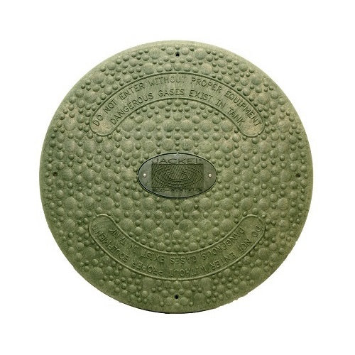 Septic Tank Riser Cover - INSULATED - GREEN - FITS 24